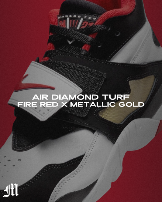 NIKE AIR DIAMOND TURF - FIRE RED