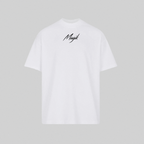 SIGNATURE STANDARD TEE - PURE WHITE/BLK