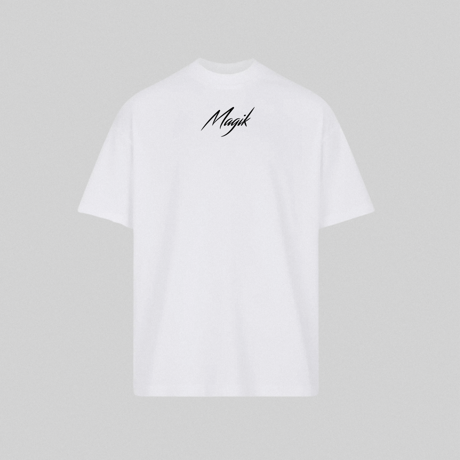 SIGNATURE STANDARD TEE - PURE WHITE/BLK