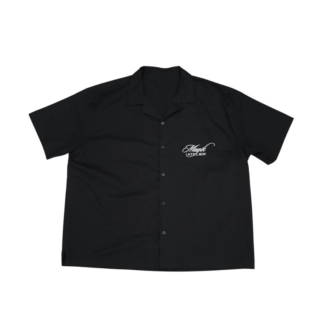 LEGENDARY VOYAGE BUTTON SHIRT - BLACK/WHITE