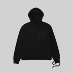 THE STANDARD EMBLEM HOODIE - ONYX BLACK