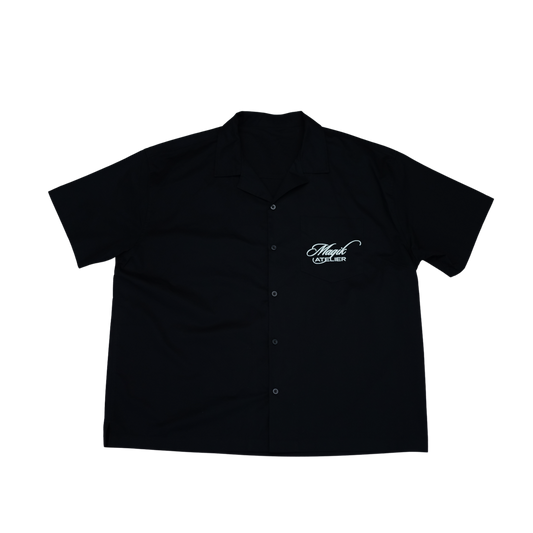 LEGENDARY VOYAGE BUTTON SHIRT - BLACK/WHITE