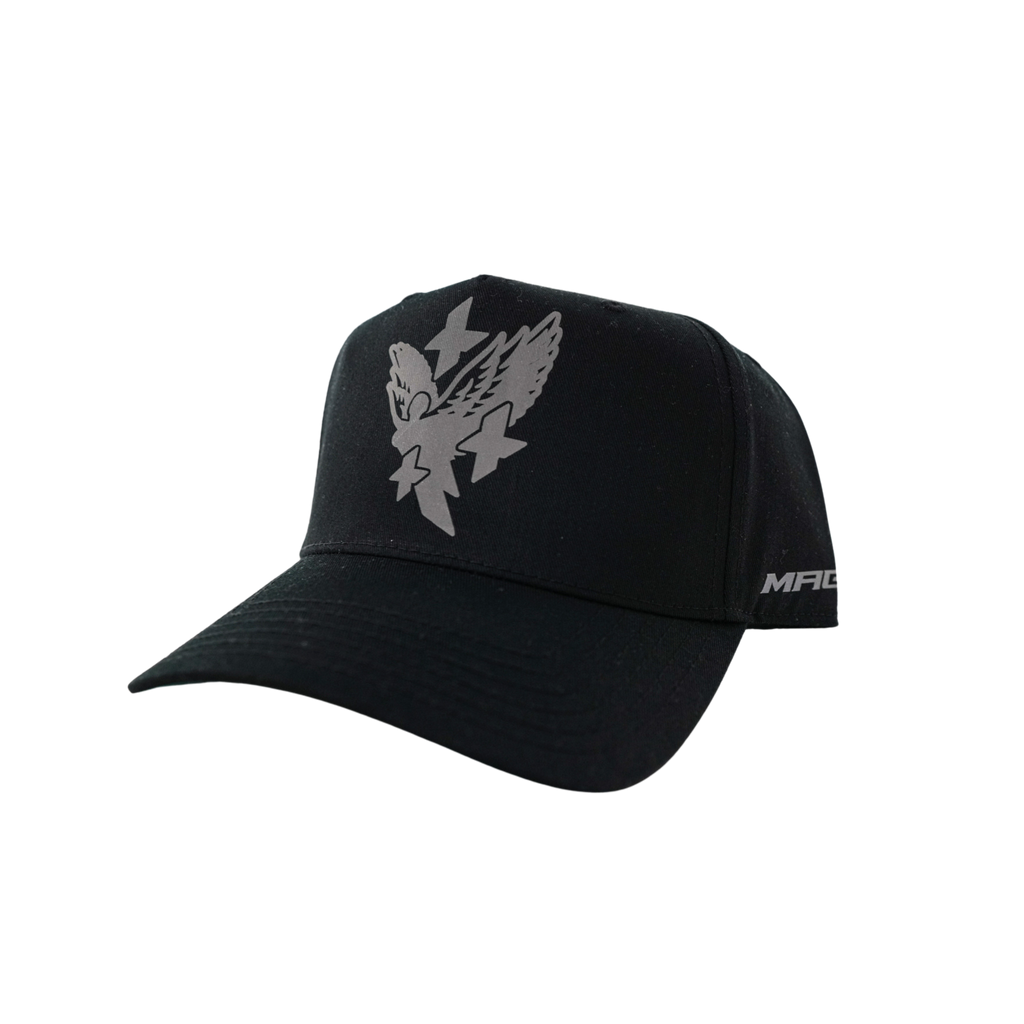 VICTORY ANGEL CORE SNAPBACK - BLACK/3M CHROME