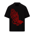 PRAY FOR THEM TEE - PURE BLK/RED