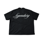 LEGENDARY VOYAGE BUTTON SHIRT - BLACK/WHITE