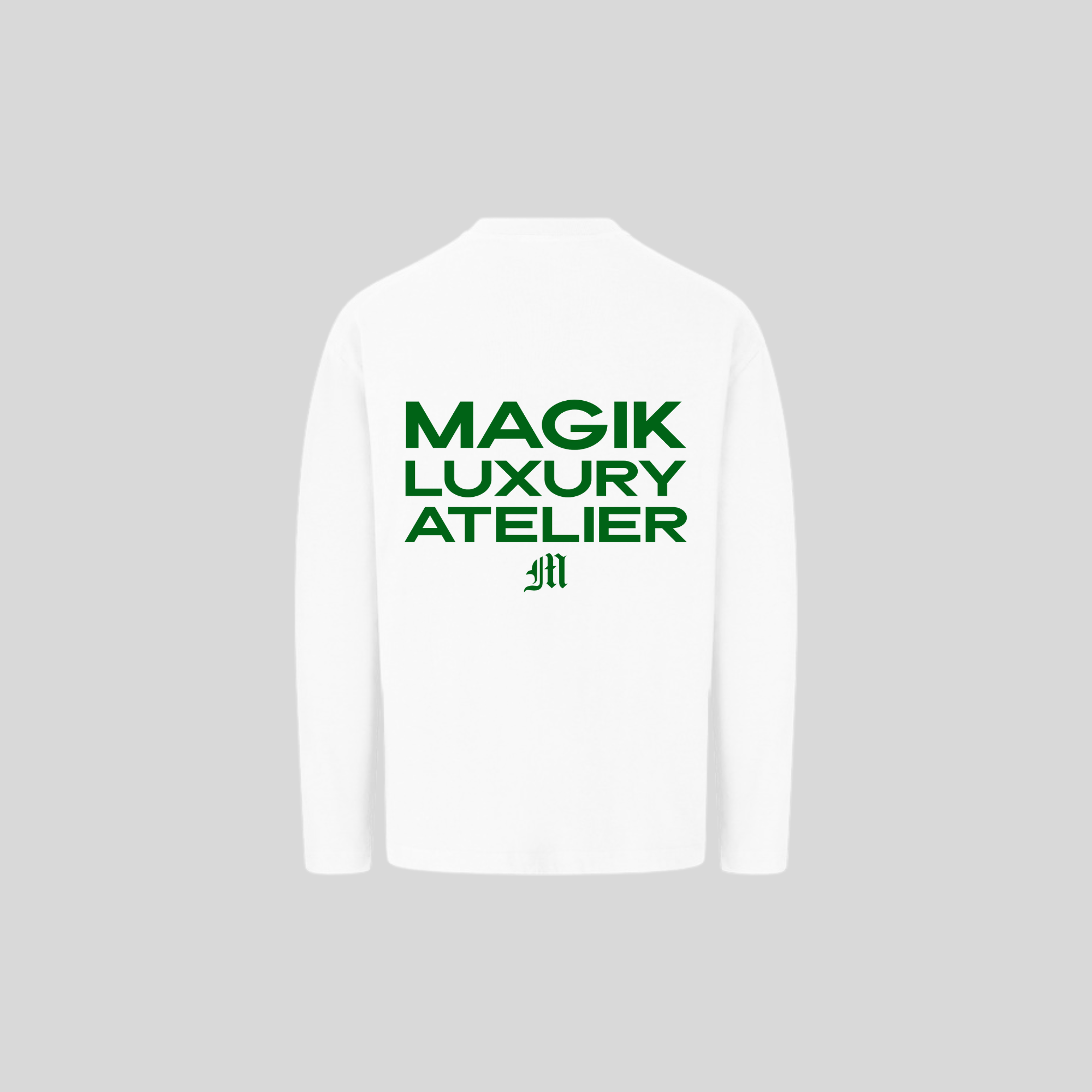 MAGIK CLASSIC ATELIER TEE - WHITE/PINE GREEN