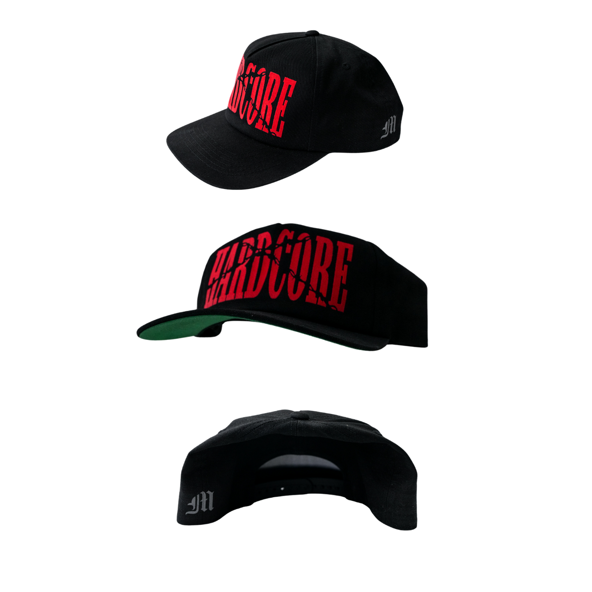 HARDCORE CHAMP CLASSIC SNAPBACK - BLACK/RAGE RED
