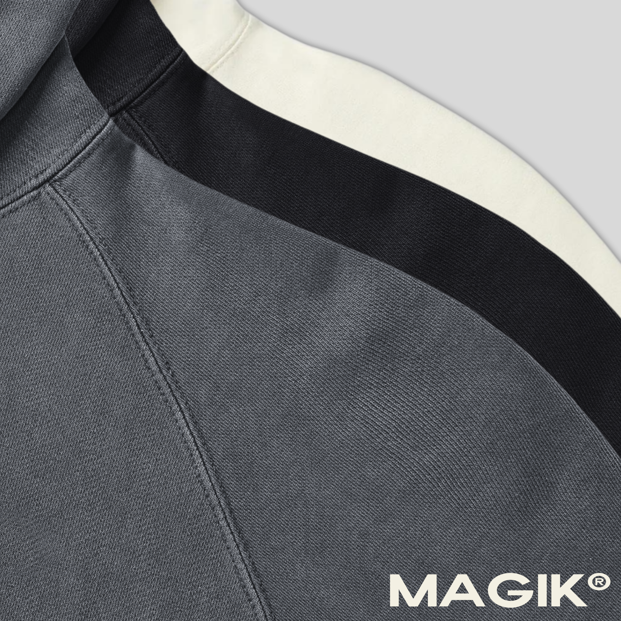 THE STANDARD EMBLEM HOODIE - ONYX BLACK