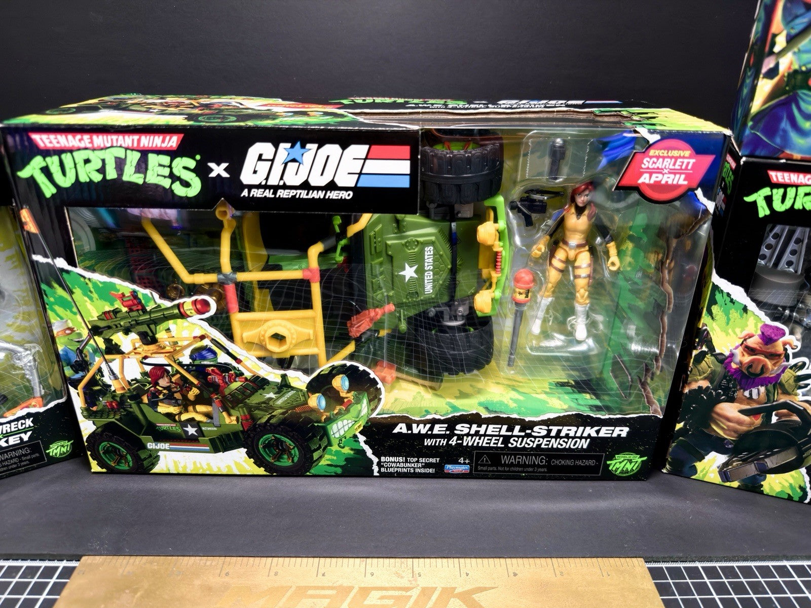 Teenage Mutant Ninja Turtles X G.I. Joe Roadblock X Raph Action Figure PLAYMATES
