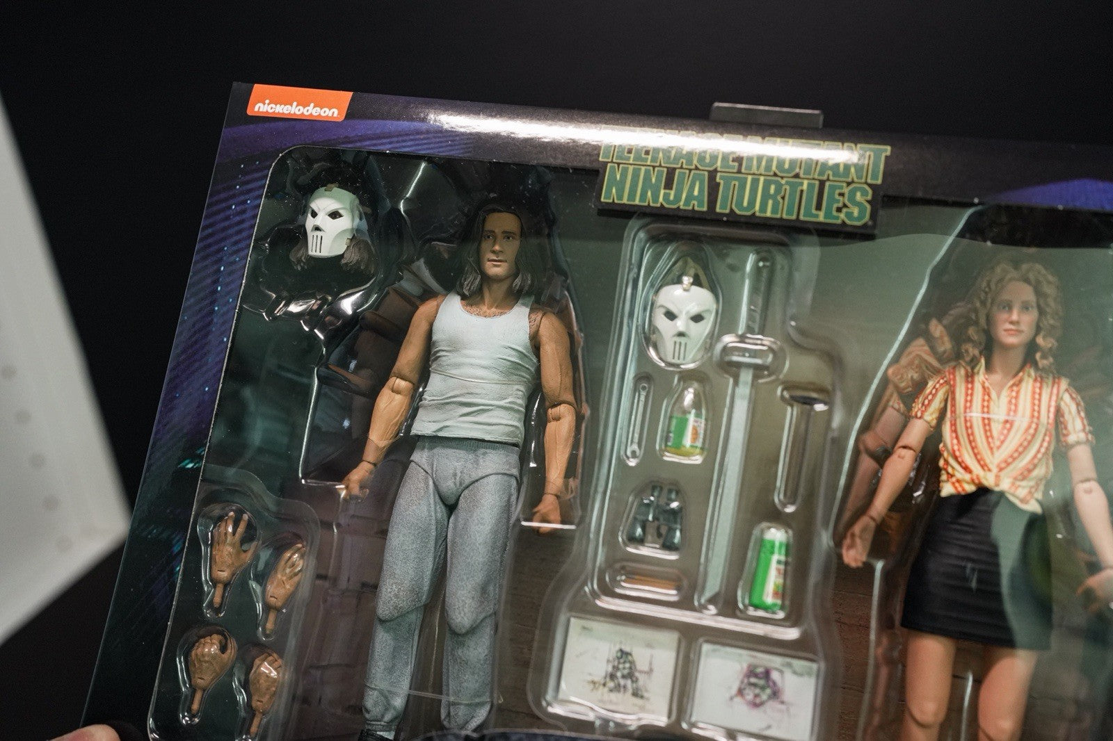 NECA Teenage Mutant Ninja Turtles Action Figures Casey Jones & April O'Neil 2pk