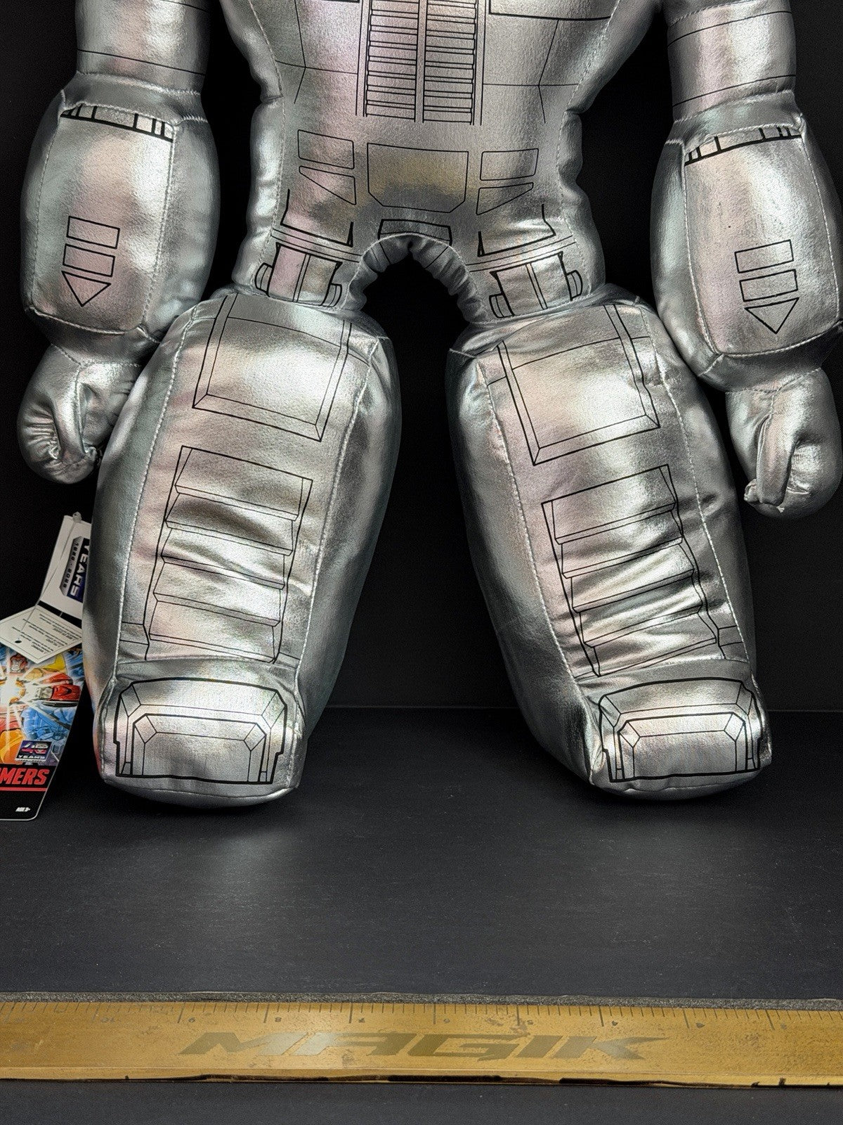 Transformers Optimus Prime Metallic Plush Buddy | 40 Years Special Edition 22”