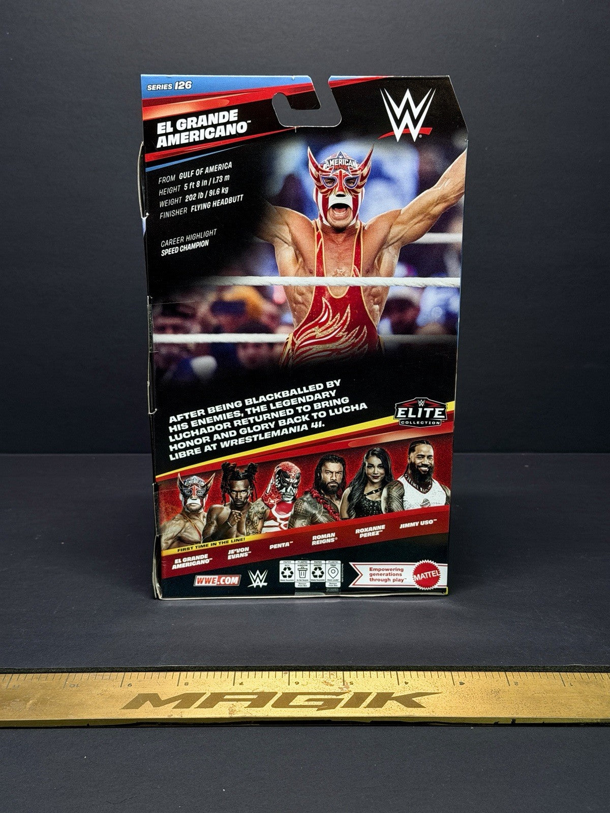 WWE Elite Series 126: EL GRANDE AMERICANO (CHAD GABLE) 1st Time In Line