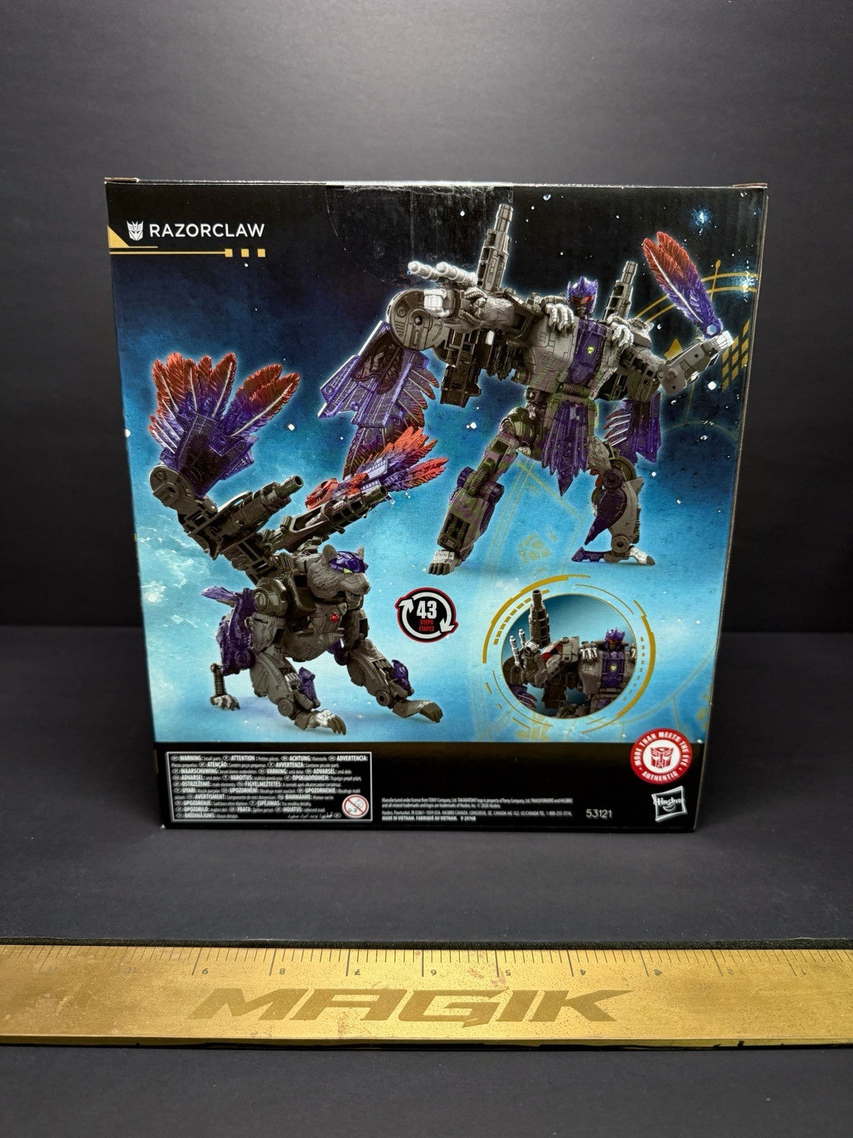 HASBRO 2026 TRANSFORMERS AGE OF THE PRIMES RAZORCLAW LEADER CLASS