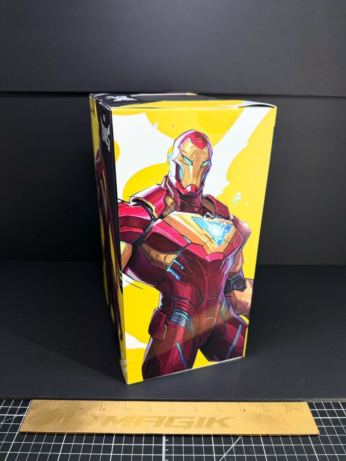 McFarlane Marvel Rivals Iron Man Collectible Statue With Comic Book