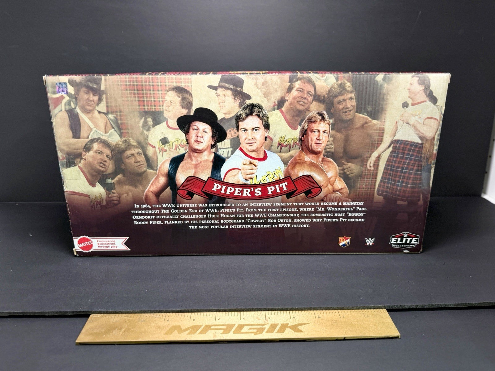 WWE Elite: Piper's Pit Figure Set w/Roddy Piper, Paul Orndorff & Bob Orton