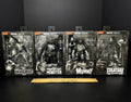 Neca Teenage Mutant Ninja Turtles X Universal Monsters Set of 4 BLACK WHITE NIB