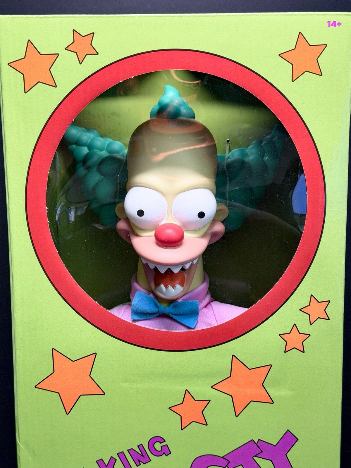 Jakks Pacific The Simpsons Evil Talking Krusty The Clown Doll 14" Plush