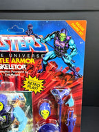 Masters Of The Universe Battle Armor Skeletor Deluxe Retro Play Card 2021