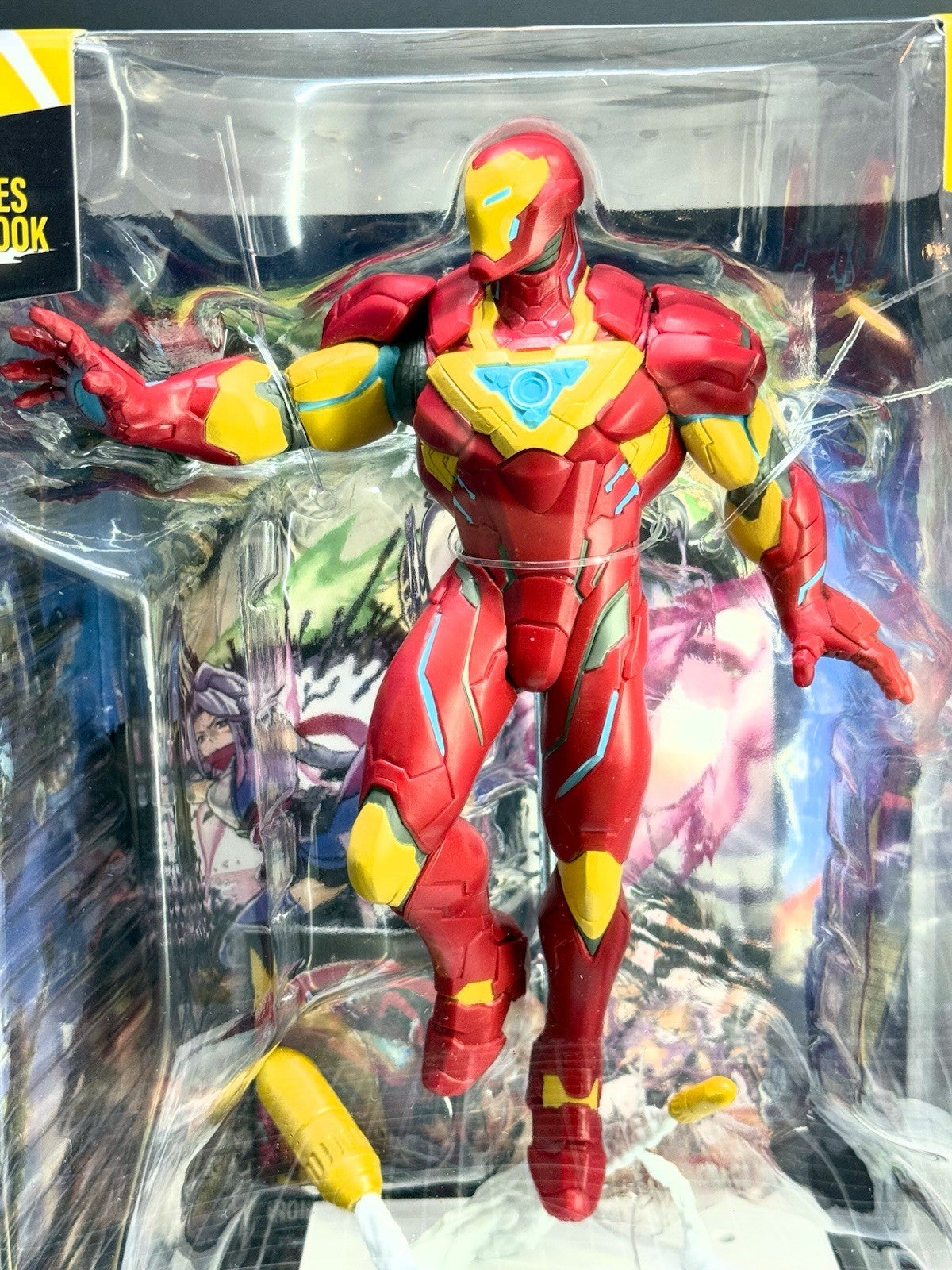 McFarlane Marvel Rivals Iron Man Collectible Statue With Comic Book