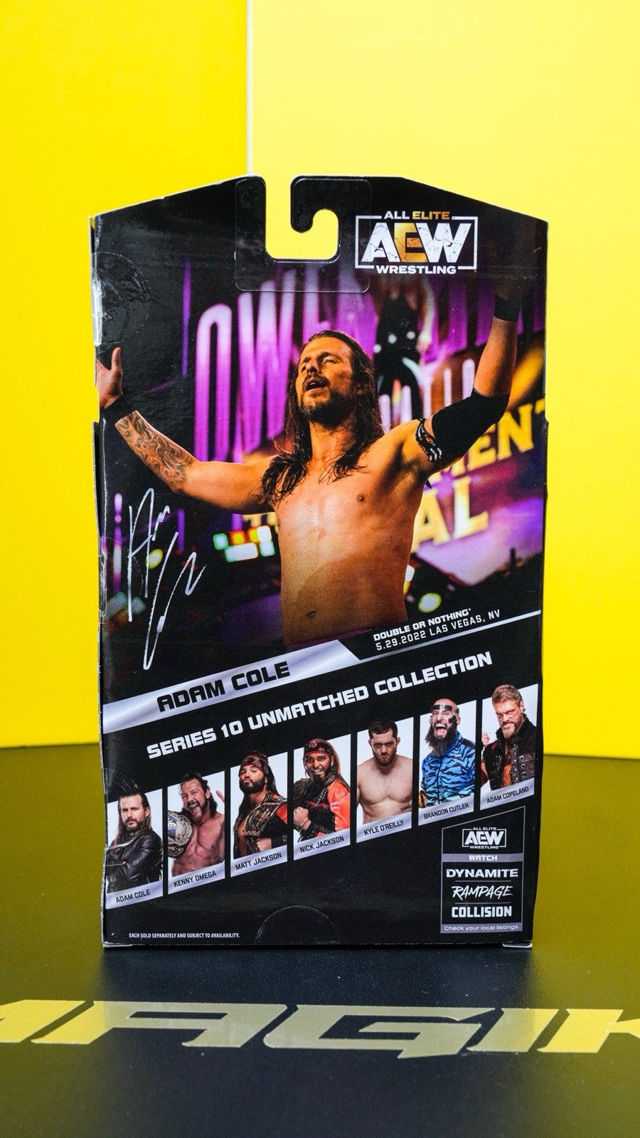 2024 AEW Jazwares Unmatched Collection Series 10 Adam Cole - owen hart champion