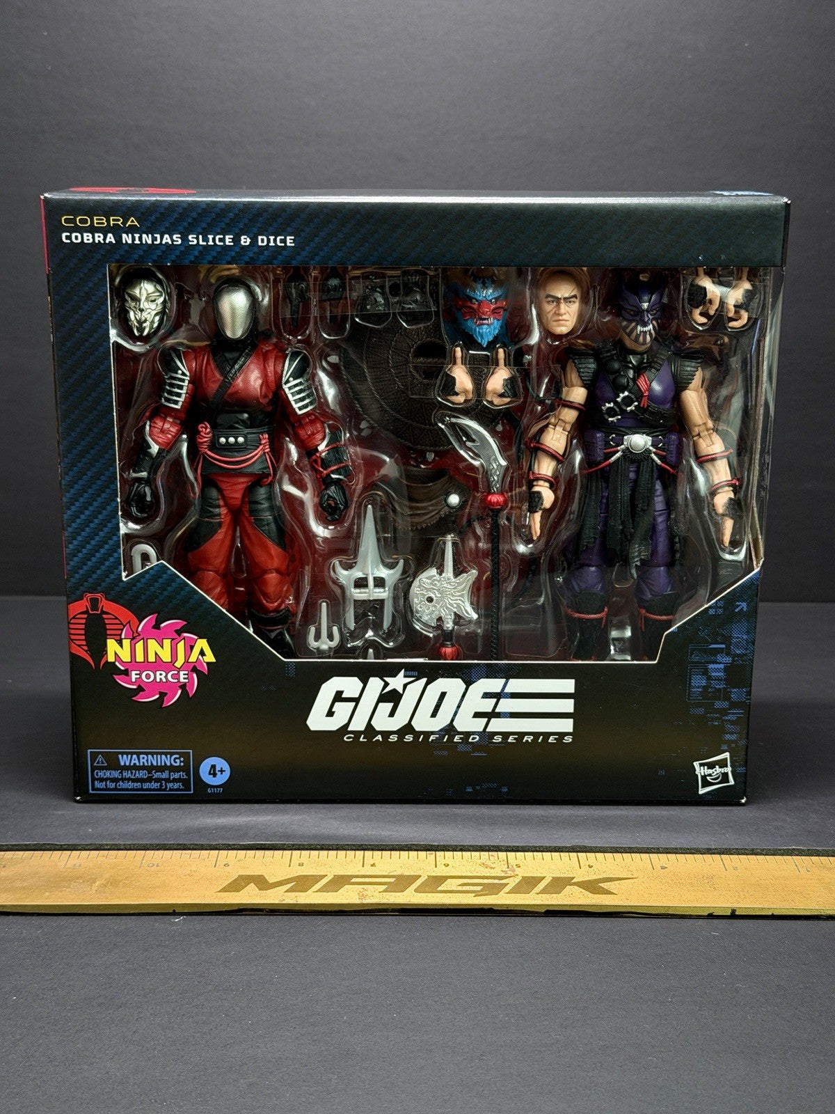 Hasbro G.I. Joe Classified Series Ninja Force Slice & Dice 6" Action Figures