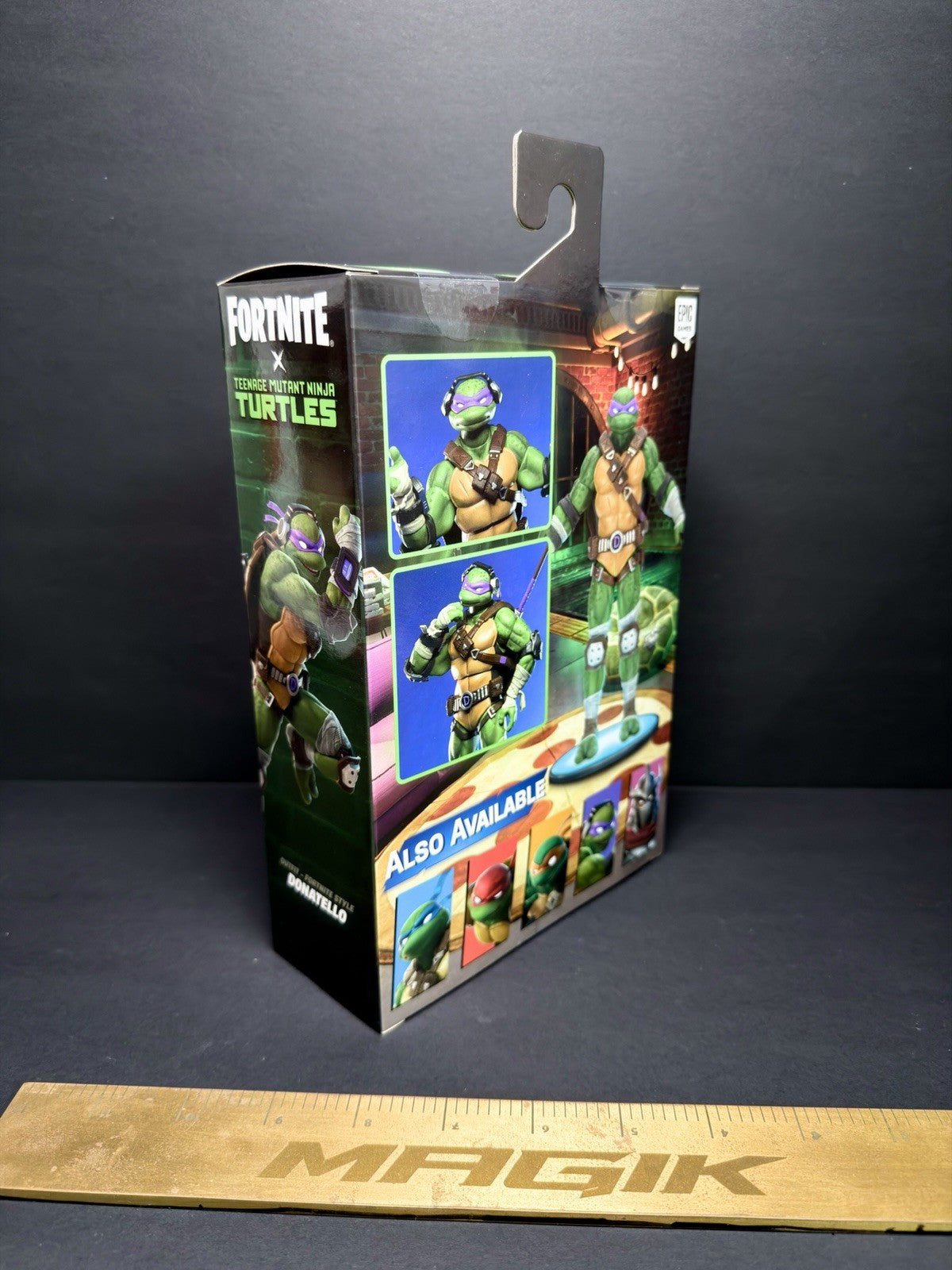 RARE NECA FORTNITE X TEENAGE MUTANT NINJA TURTLES DONATELLO 7” Figure