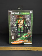 NECA Fortnite x Teenage Mutant Ninja Turtles TMNT Michelangelo 7” Action Figure