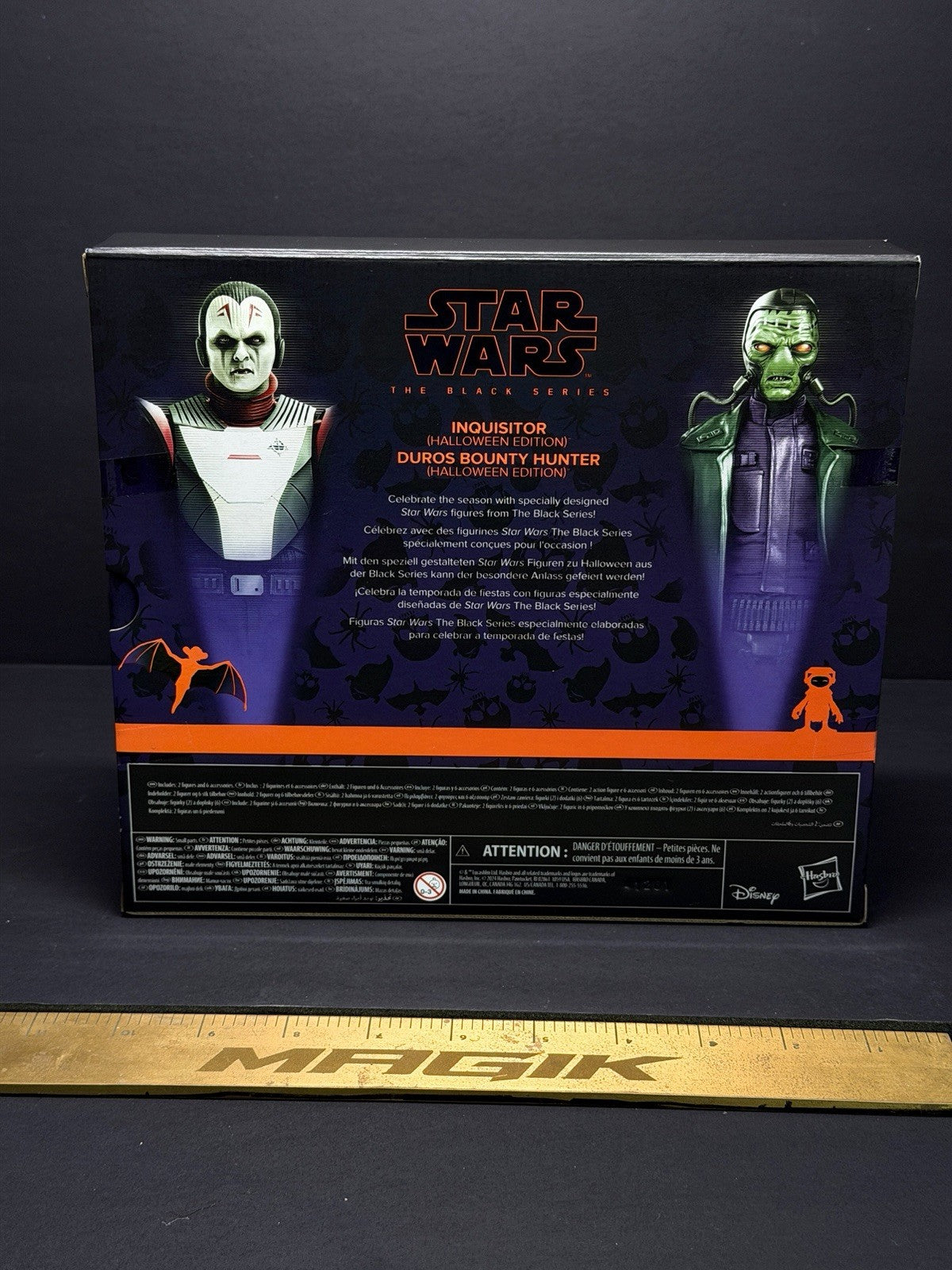 Star Wars Black Series Halloween Inquisitor & Duros Bounty Hunter Action Figures