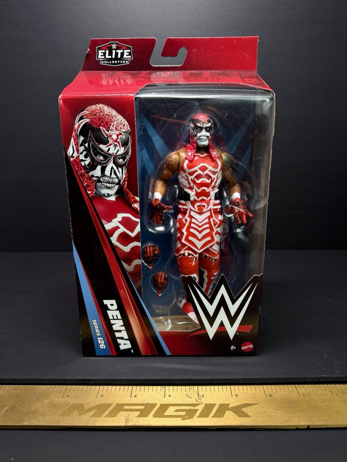Mattel WWE Elite Collection PENTA | ZERO MIEDO | Red/white Attire | Series 126