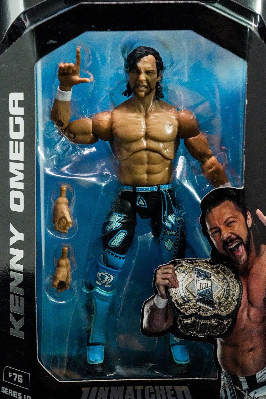 AEW Unmatched Series 10 Kenny Omega All Elite Wrestling Figure #76 Jazwares Toys