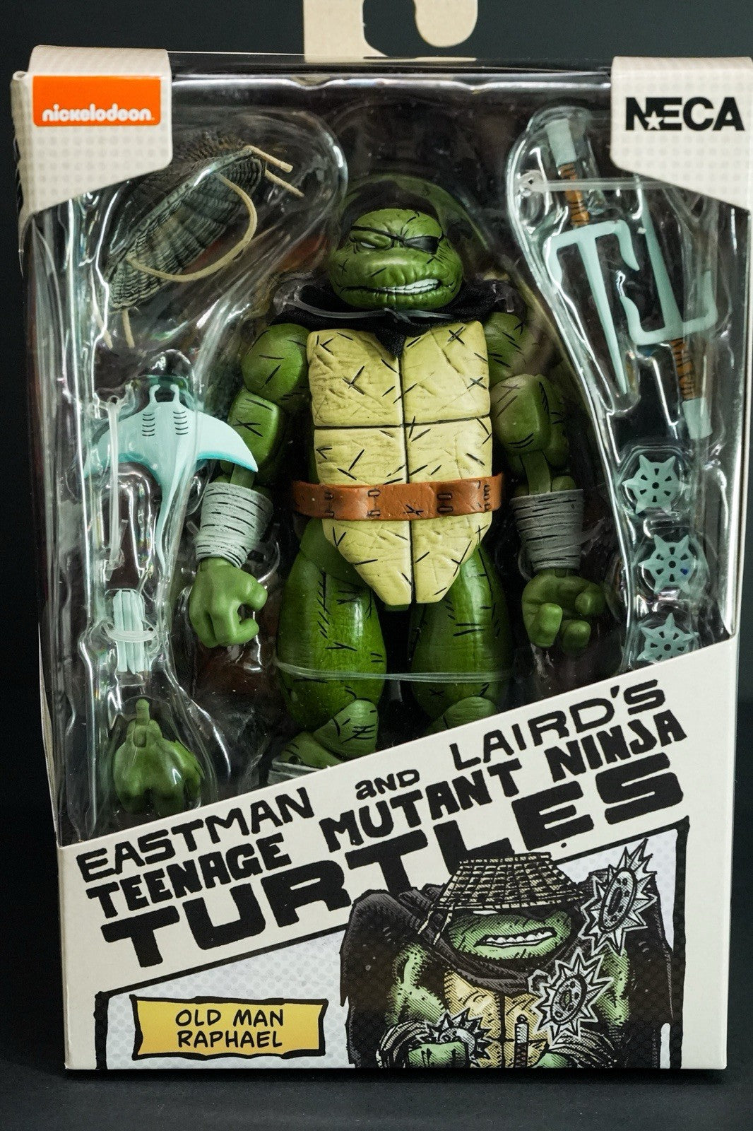 NECA TMNT Mirage Comics Old Man Raphael NEW Teenage Mutant Ninja Turtles Eastman