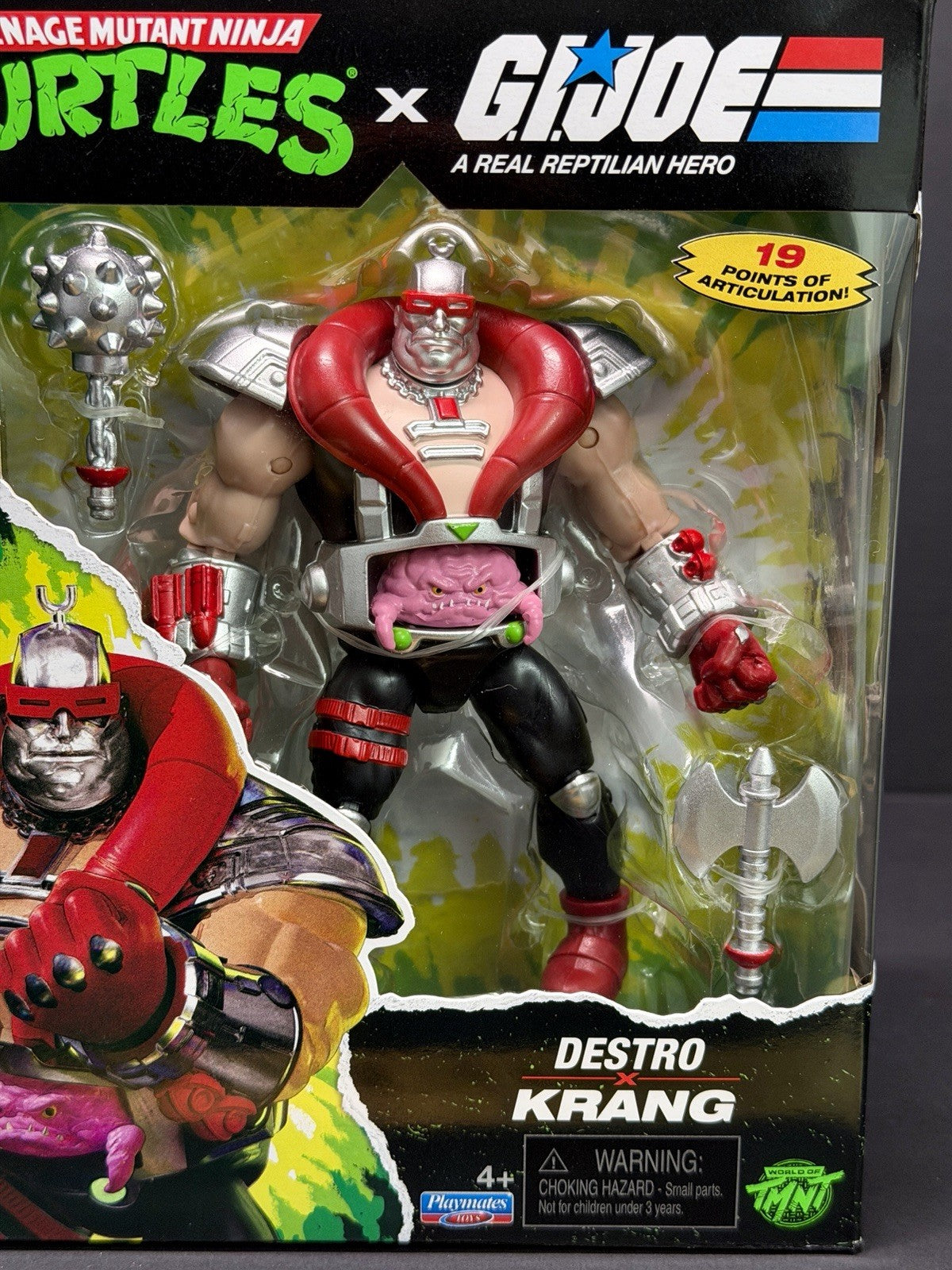 Teenage Mutant Ninja Turtles x G.I. Joe Destro x Krang Action Figure Playmates