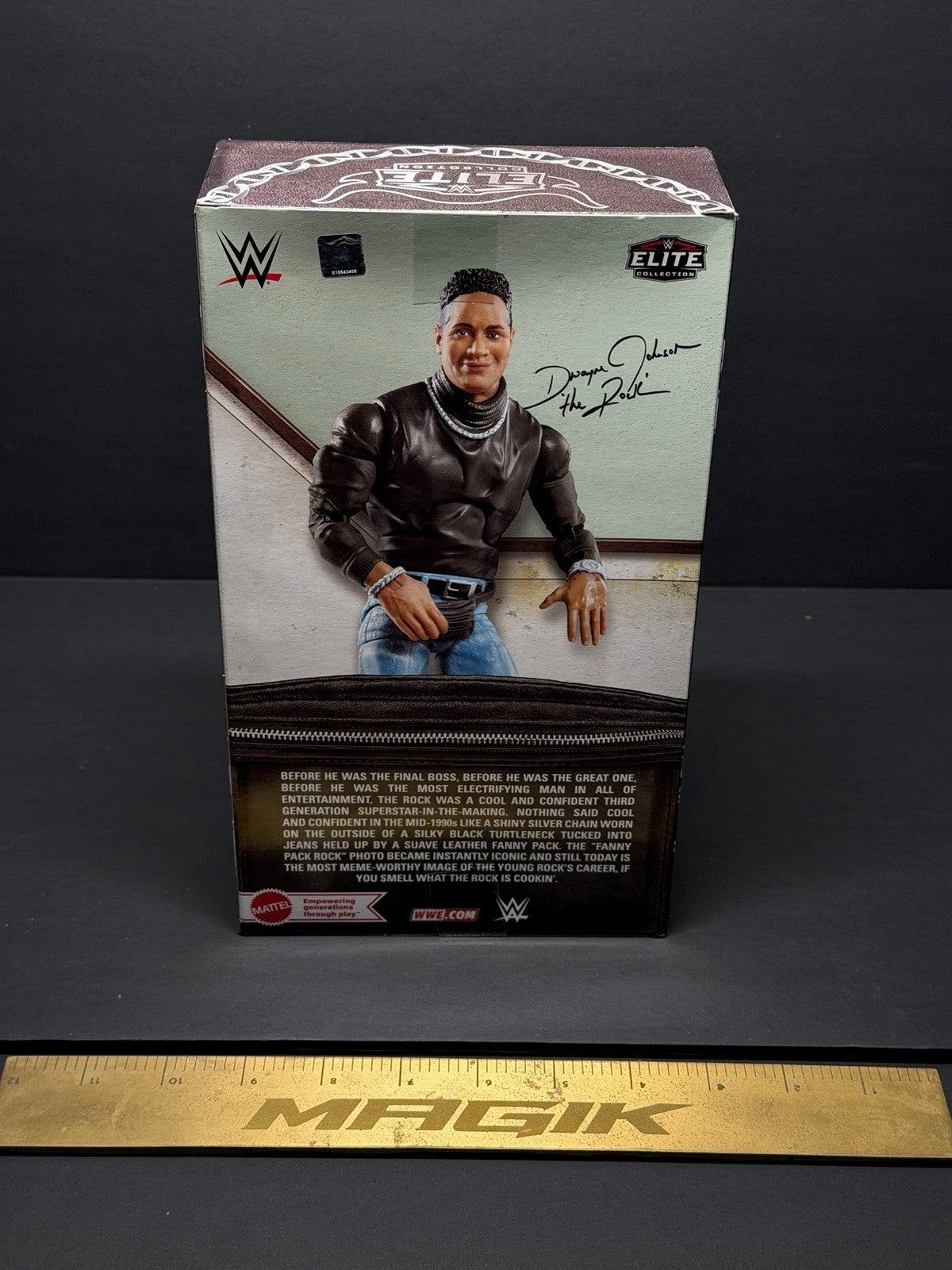 2026 WWE Mattel Elite The Rock Turtleneck Figure WRESTLEMANIA 42 STORE EXCLUSIVE
