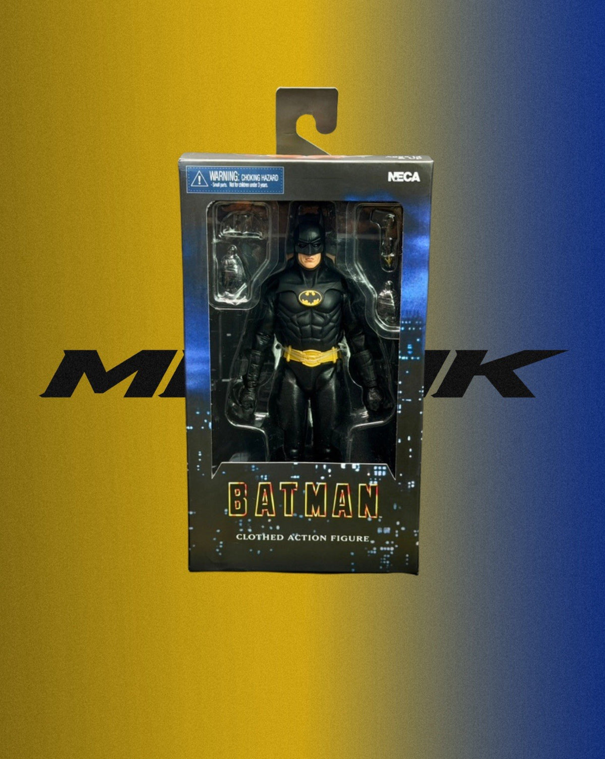 NECA Batman Clothed 8" Action Figure Batman the Movie 1989 - 7 Piece DC Comics 