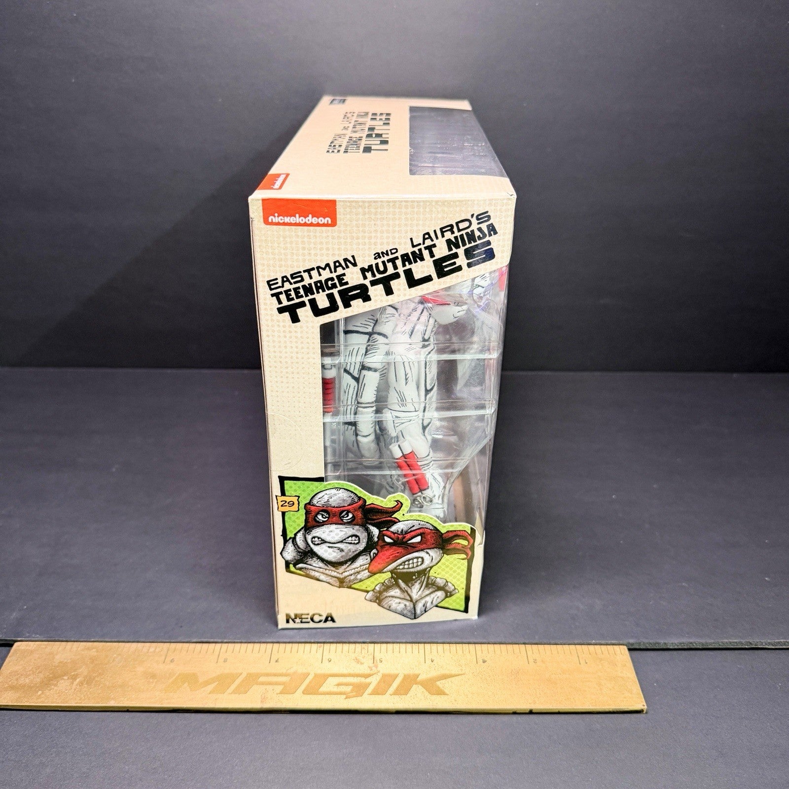 NECA TMNT Teenage Mutant Ninja Tuetles Eastman Laird's First Turtles B&W 
