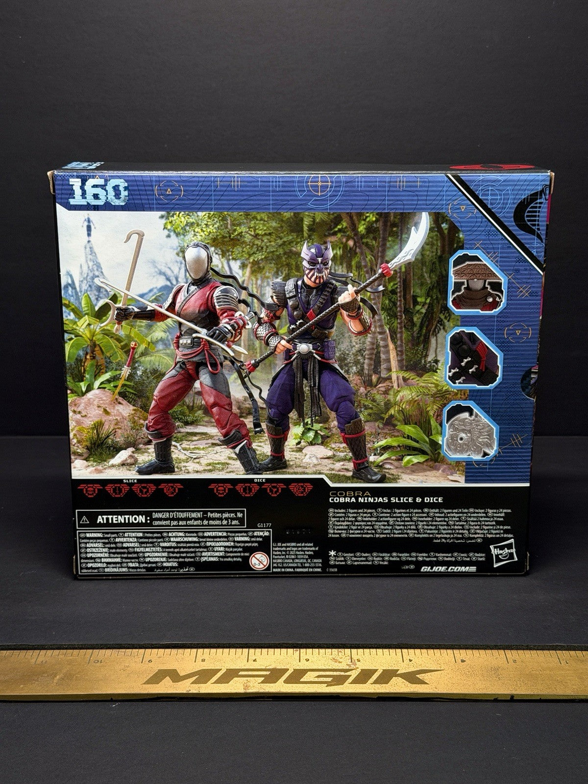 Hasbro G.I. Joe Classified Series Ninja Force Slice & Dice 6" Action Figures