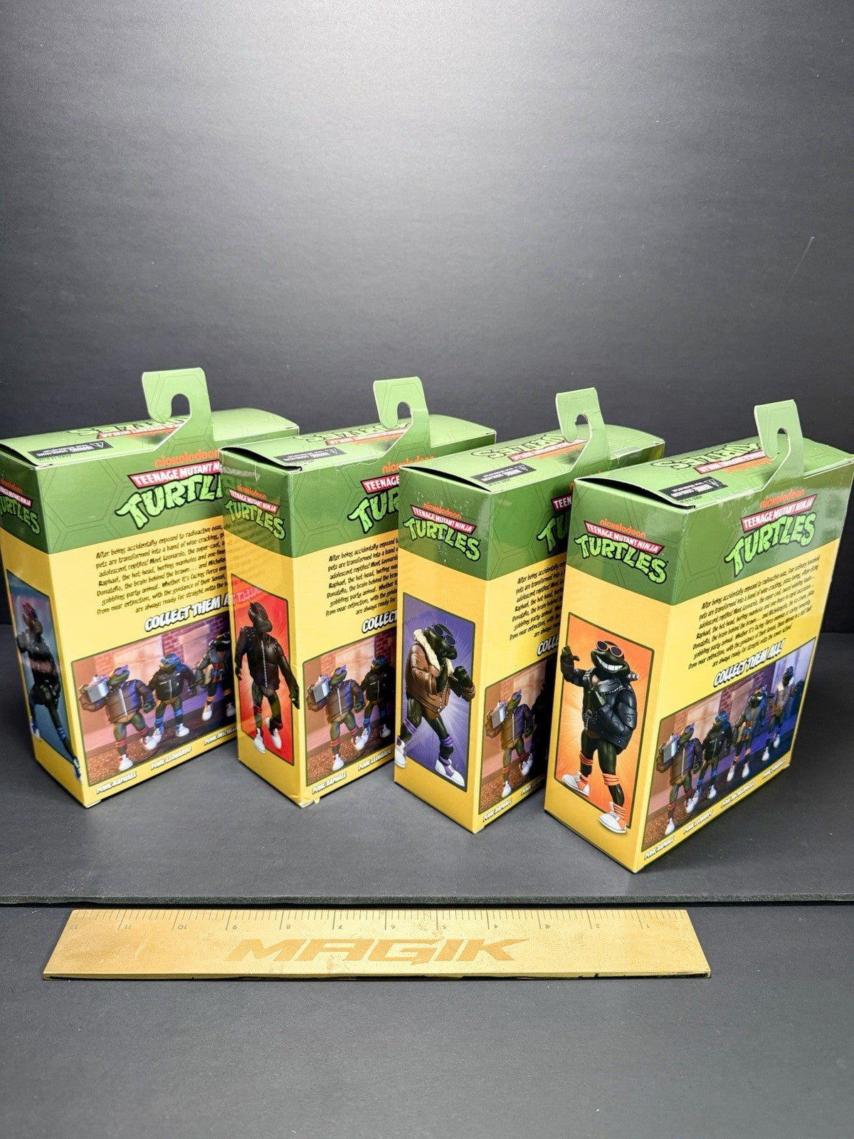 4 Set Lot 2026 NECA TMNT Punk Disguise Teenage Mutant Ninja Turtles Nickelodeon