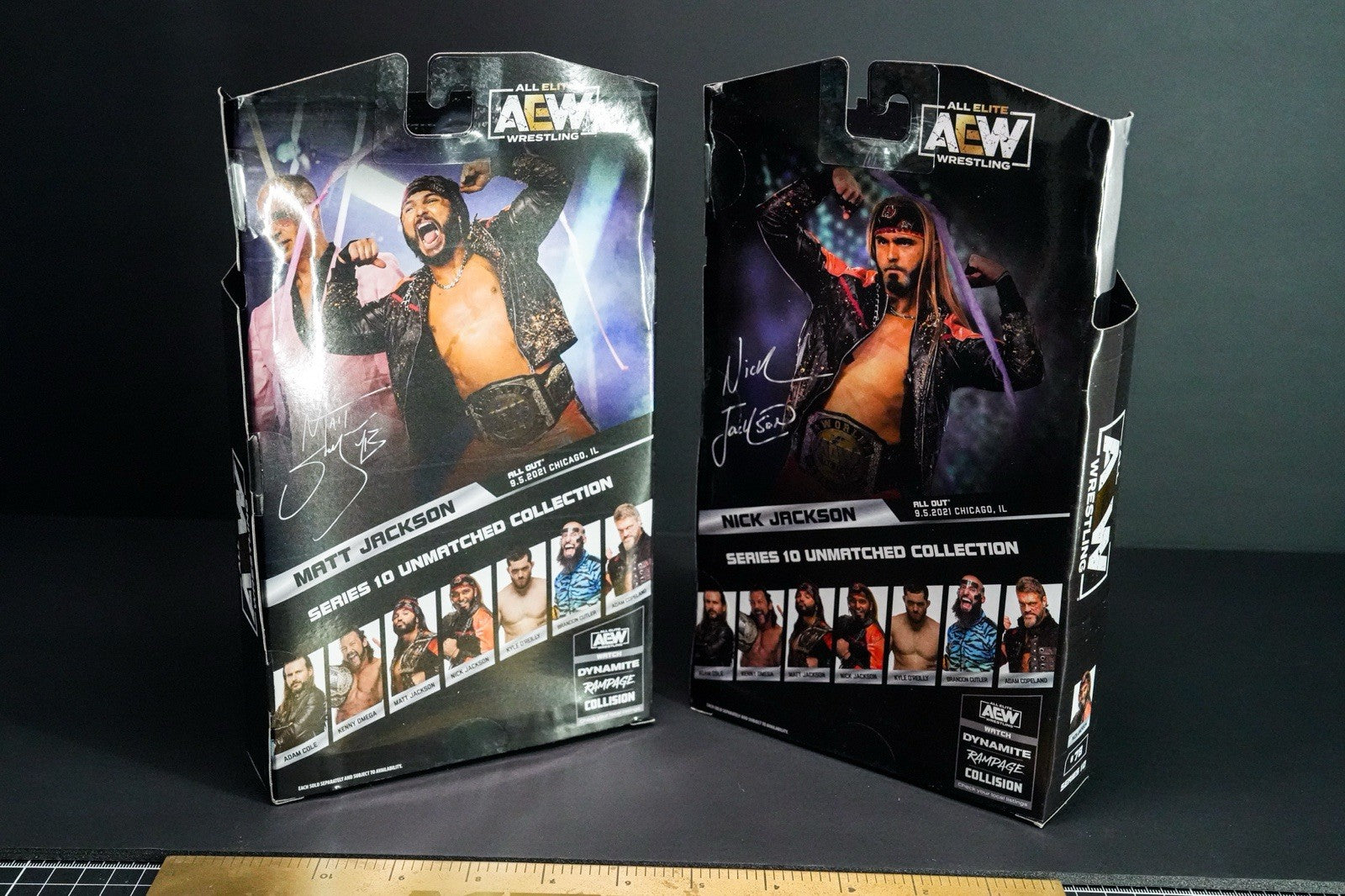 AEW Unmatched Series 10 Nick Jackson & Matt Jackson Set Of 2