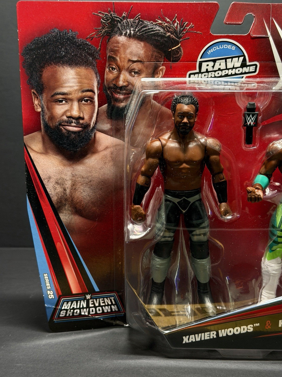 Mattel WWE Main Event Showdown 2Pack XAVIER WOODS & KOFI KINGSTON Action Figures