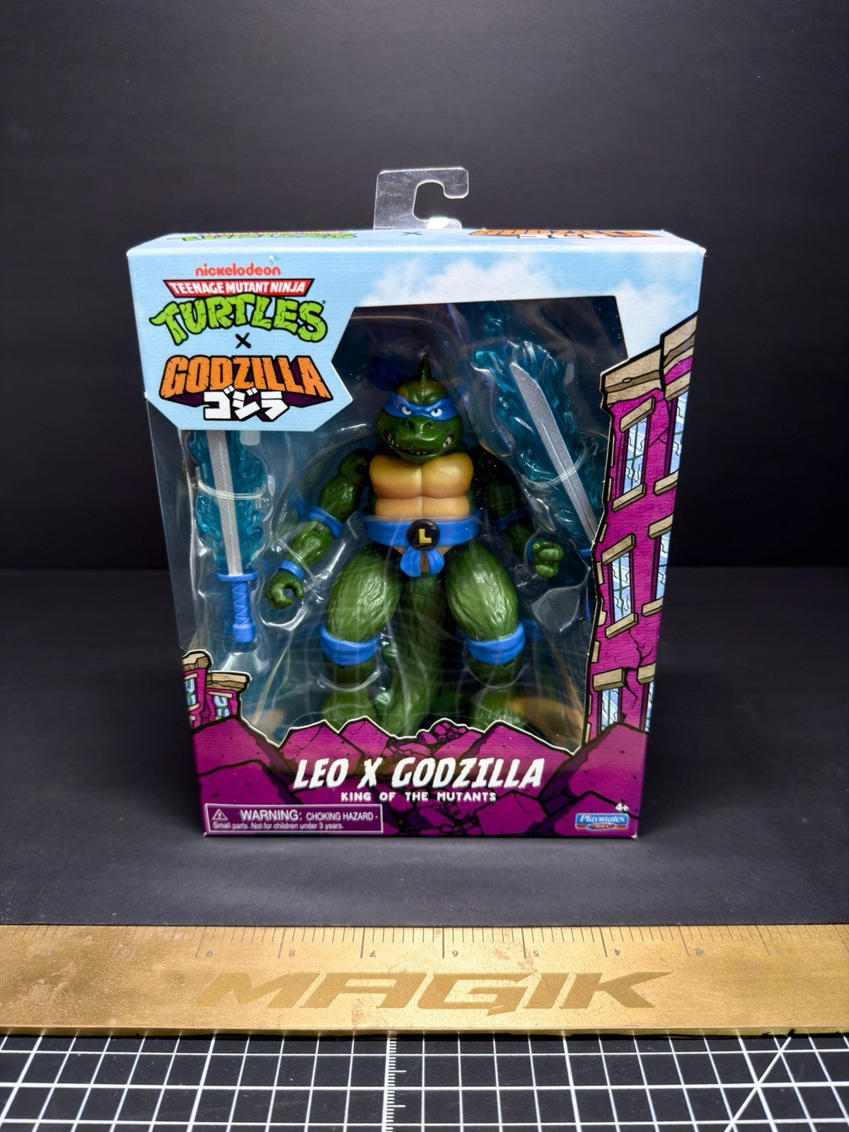 TMNT Teenage Mutant Ninja Turtles X Godzilla Leo X Godzilla Playmates