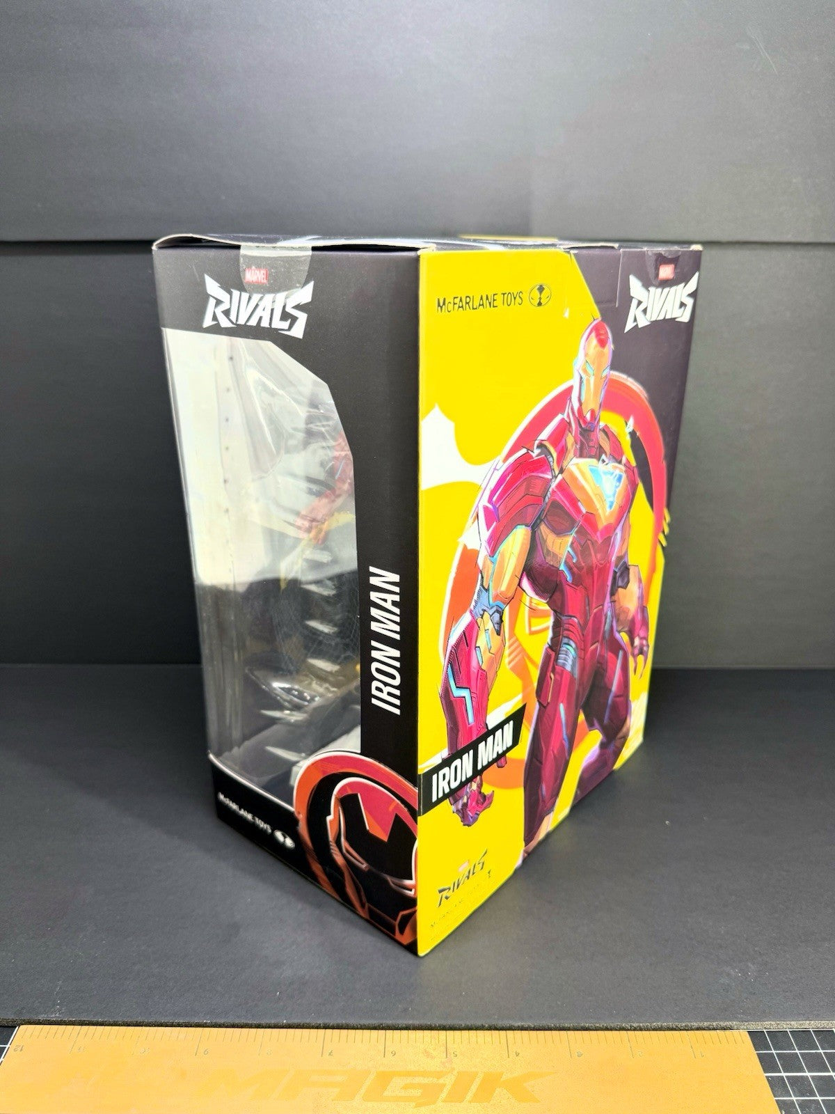 McFarlane Marvel Rivals Iron Man Collectible Statue With Comic Book