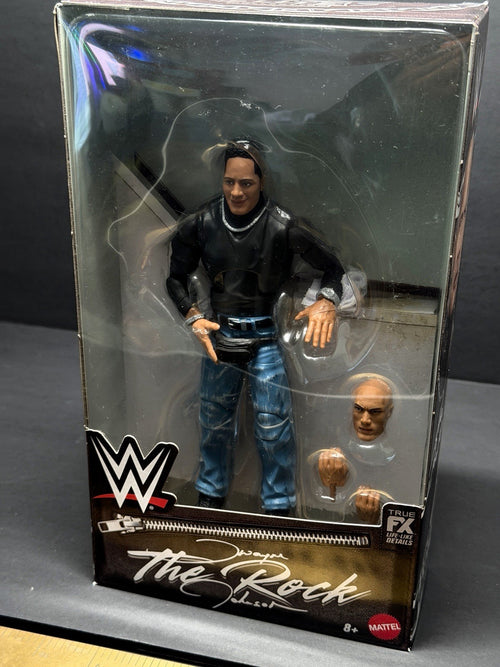 2026 WWE Mattel Elite The Rock Turtleneck Figure WRESTLEMANIA 42 STORE EXCLUSIVE