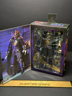NECA TMNT X Universal Monsters Shredder As Dracula Ultimate Purple Variant 