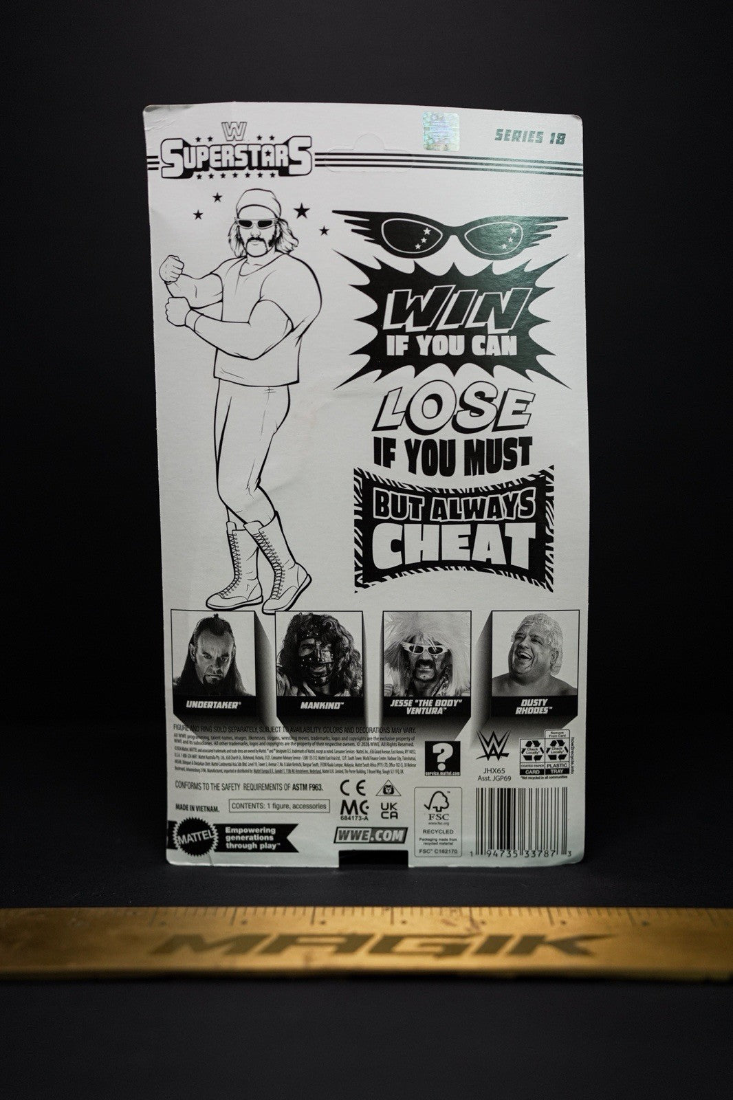 Mattel WWE Superstars Series 18 JESSE THE BODY VENTURA UNPUNCHED
