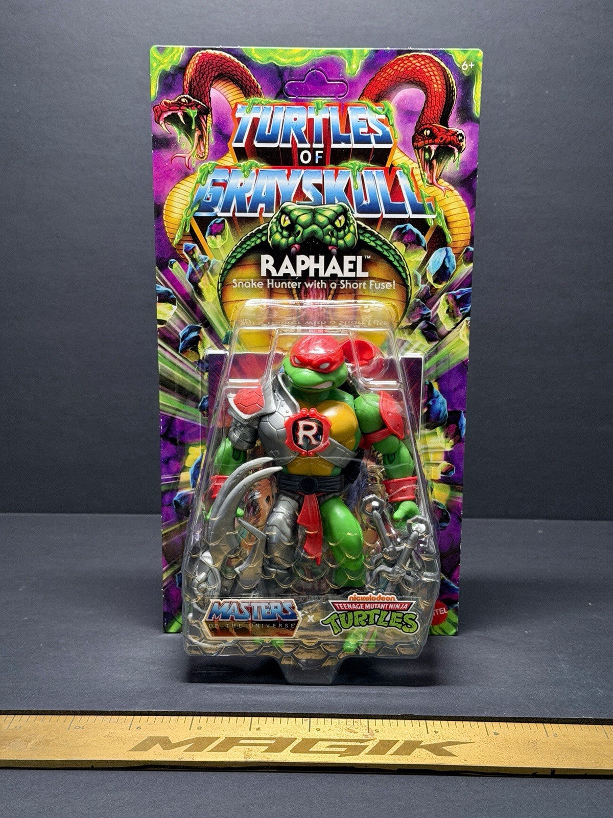 RAPHAEL Turtles of Grayskull Wave 5 Figure MOTU TMNT BRAND NEW UNPUNCHED