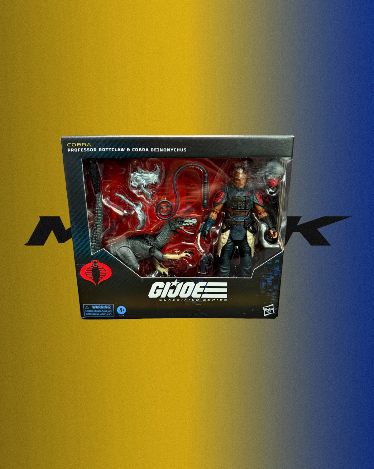 HASBRO GI-JOE CLASSIFIED PROFESSOR ROTTCLAW & COBRA DEINONYCHUS #196 2-PACK