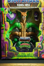 MOTU X TMNT TURTLES of GRAYSKULL KING HISS DELUXE FIGURE MATTEL 