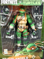 RARE NECA FORTNITE X TEENAGE MUTANT NINJA TURTLES MICHELANGELO 7” Figure