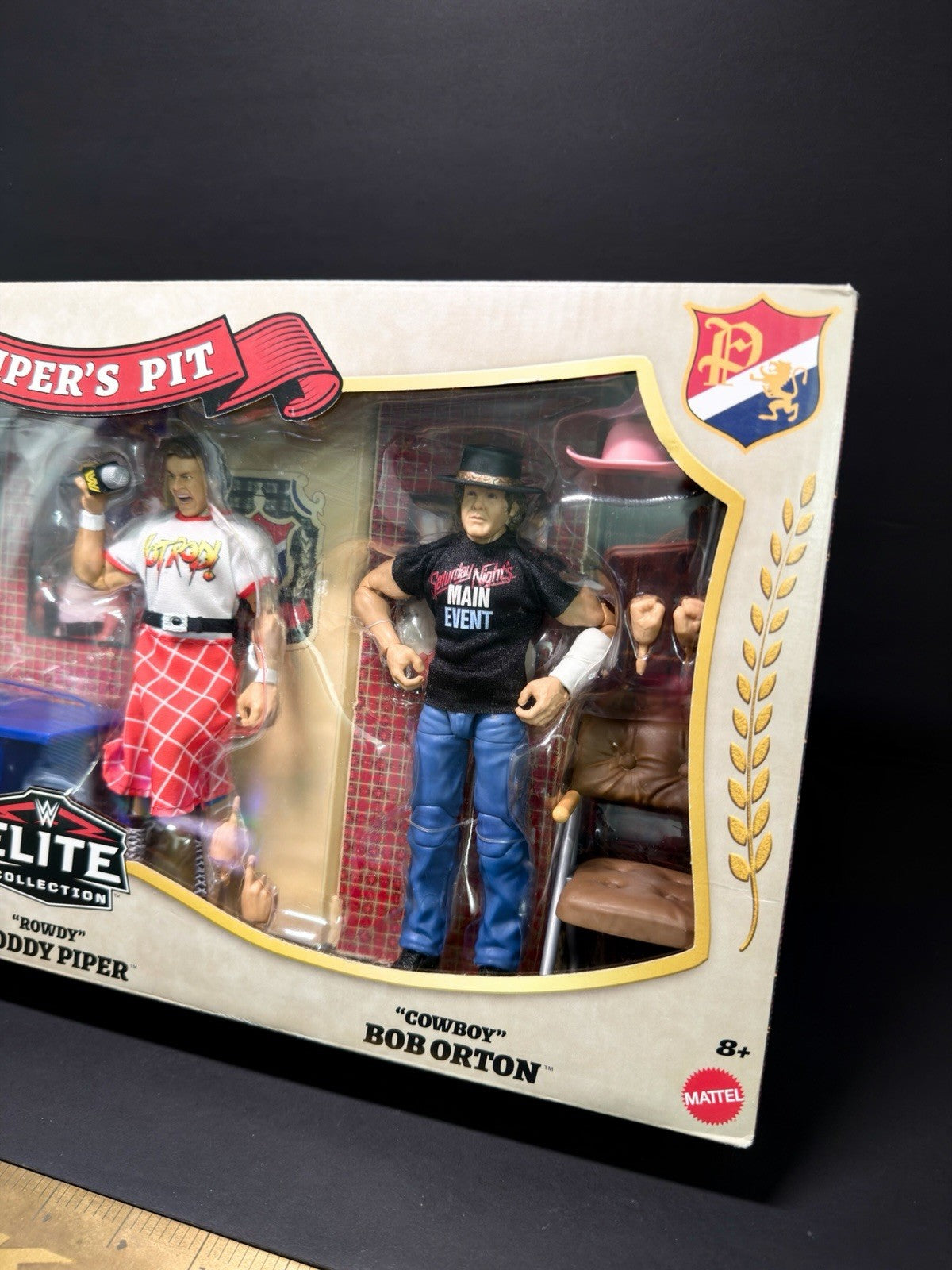 WWE Elite: Piper's Pit Figure Set w/Roddy Piper, Paul Orndorff & Bob Orton
