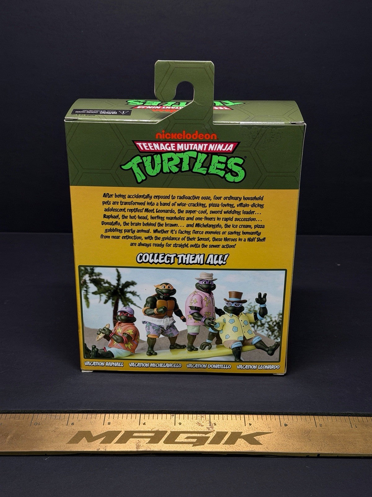 NECA TMNT Vacation Raphael Teenage Mutant Ninja Turtles Cartoon 7” Figure